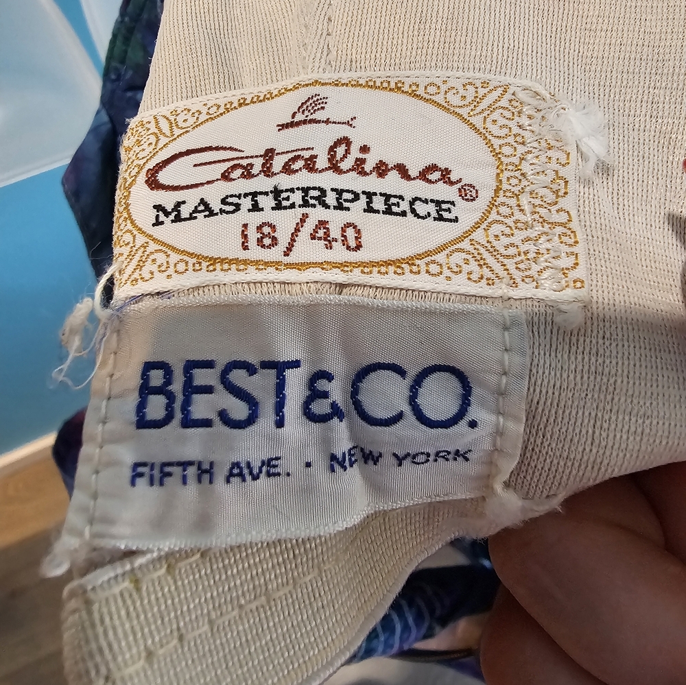 VINTAGE FLORAL PLAYSUIT - CATALINA MASTERPIECE - Picture 7 of 10